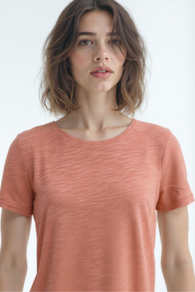 WESTMARK LONDON Pomegranate Flower Crew Neck Cotton Short Sleeve Women's T-Shirt Bettina S/S Top