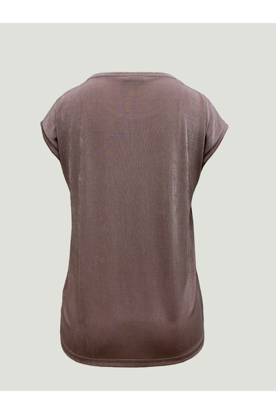 WESTMARK LONDON Ashy Pink Crew Neck Cotton Women Short Sleeve T-Shirt Betty O-Neck Top