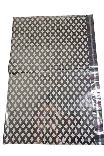 Dekals 5li Çok Büyük Boy 45x65 Hediye Poşeti Yapışkanlı Tek Desen Metalize Hediye Poşeti