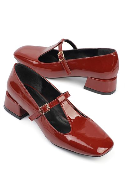 Capone Outfitters Blunt Toe T-Strapped Low Heel Mary Jane Women's Shoes