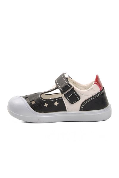 Aspor Navy Blue White Red Baby Girl Casual Shoes