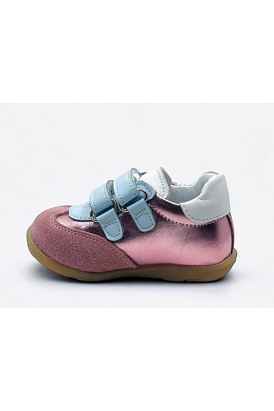 Perlina Leather and Orthopedic Sole Baby Girl Shoes