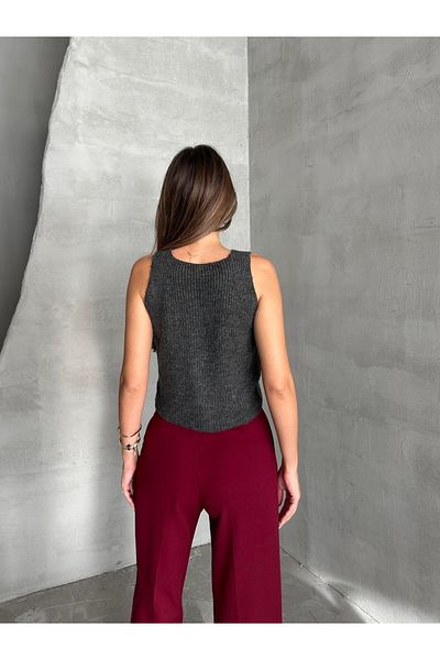 mydukkan.co Thessaloniki Knitwear Vest Smoked