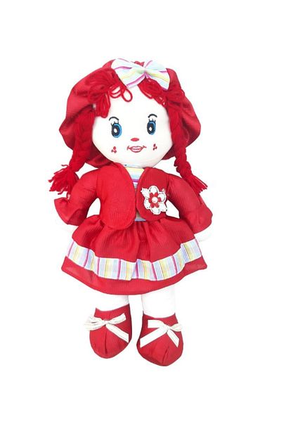 Flower Toys Doll 45 cm Red