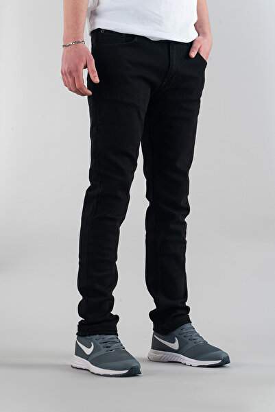 bombe Men's Black Slim Fit Slim Fit Jeans