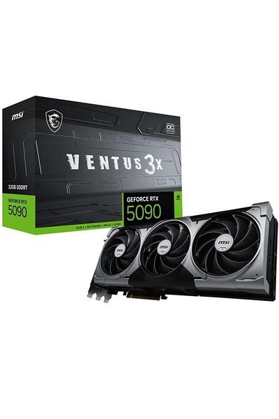 MSI Rtx5090 32Gb Ventus 3X Oc 32g Gddr7 512Bit HDMI Dp Pcıe 5.0
