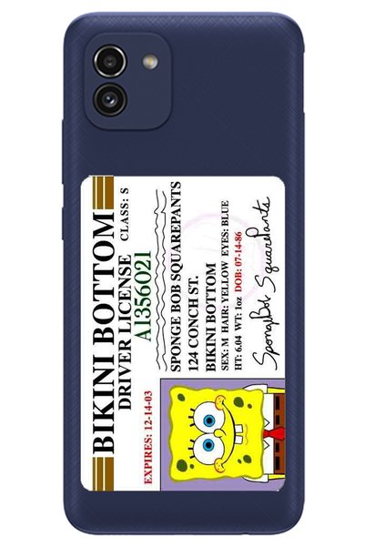 WANNA PROTECT Samsung A03 Transparent Driver Patterned Silicone Phone Case