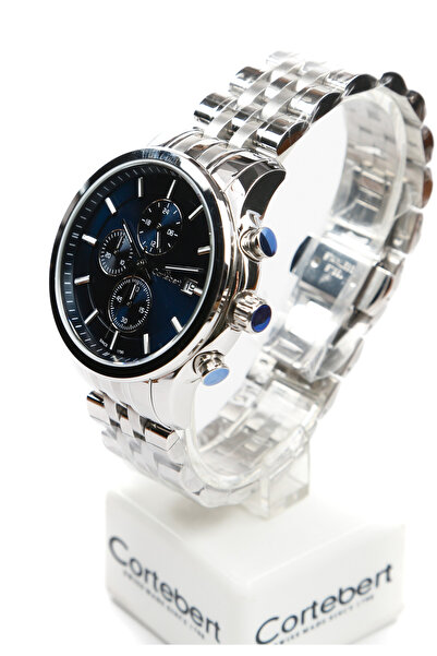 cortebert İsviçre Cortebert Safir Cam Fonksiyonlu Laci Erkek Kol Saati