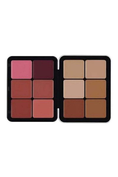 real beauty Makeover22 HD Face Palette - Blush, Lips, Foundation, Contour - CB001