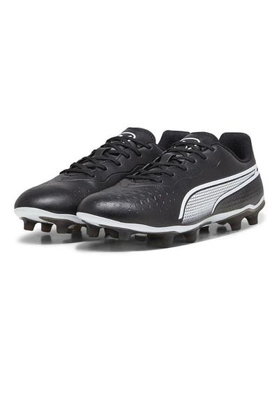 Puma Férfi futballkapcsok - King Match FG/AG, fekete/fehér 10757001
