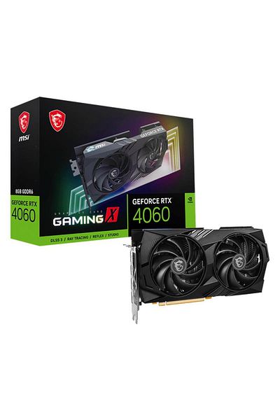 MSI GeForce RTX 4060 Gaming X 8GB GDDR6 128-bit DLSS 3 Graphics Card