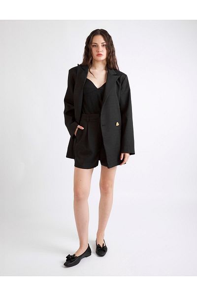 İLVİ Amadea Black Women's Shorts