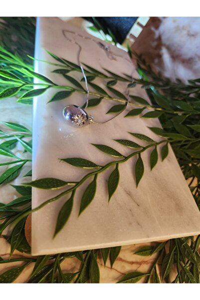 ALLEGRİA قلادة من الفولاذ على شكل قبة فضية