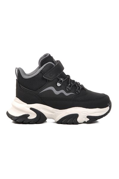 Aspor Black Unisex Kids Outdoor Boots