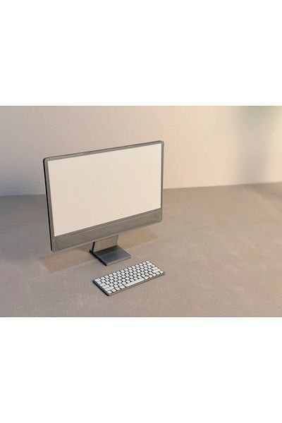 CharmFancy 1/12 Scale Computer Miniature Diorama Ware Accessory