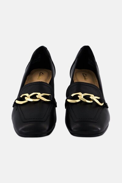 CLARKS Women Standard Seren 55 Trim Slip On Pumps, Black