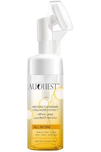 Auquest موس تنظيف الوجه بخلاصة الكولاجين من أوكويست، 125 مل