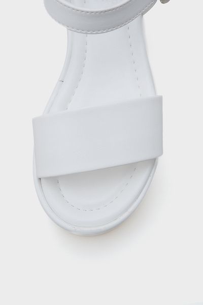 Capone Outfitters Donna Plateau-Damensandalen mit einem Riemen