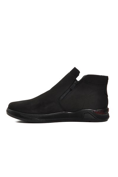 Aspor Black Suede Sneaker Men's Boots