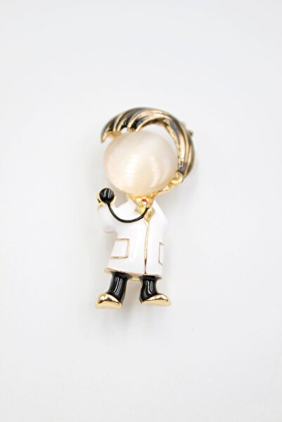 celisia Kadın Erkek Doktorlara Özel Broş Doktorlar İçin Özel Tasarım Broş Hediye ve Aksesuar yaka aksesuarı