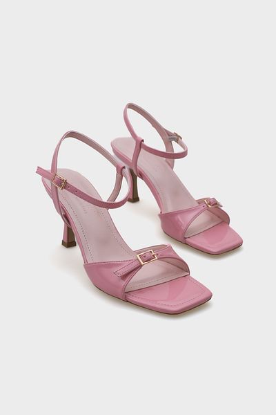 Capone Outfitters Dale Damen-Sandalen mit mittlerem Absatz und Knöchelriemen und Schnalle