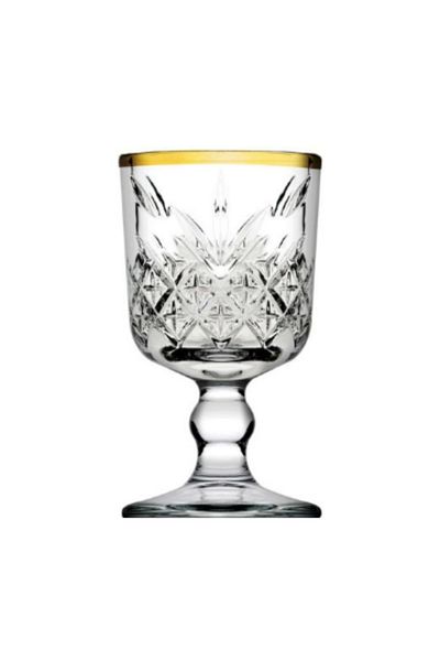 Paşabahçe 51718 Golden Touch Timeless Soft Drink Glass Set of 6