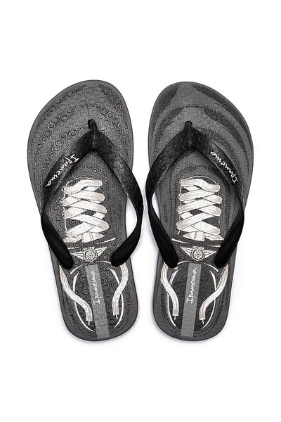 İpanema Flip Flops pentru copii Cls Iv Gri Negru 25/34