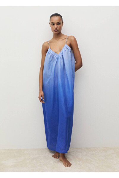 MANGO Woman Cămașă de noapte cu aspect gradient