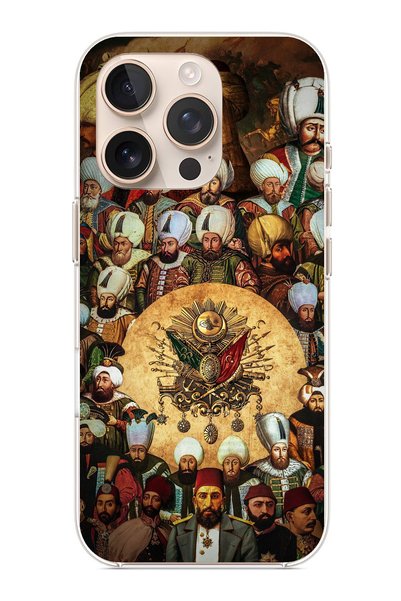 TechTree حافظة سيليكون شفافة متوافقة مع هاتف iPhone 16 Pro Max من العثمانيين