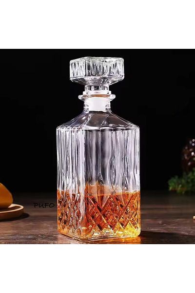 PUFO Pahar elegant pentru băuturi, lichior, whisky, 800 ml, transparent