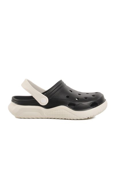 Aspor Black Lightweight Eva Sole Unisex Sabo Slippers