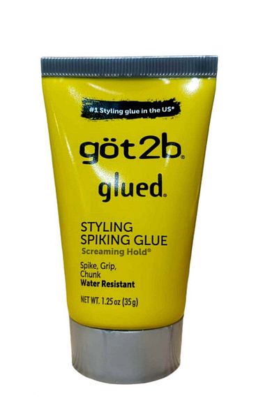 Got2B Waterproof Hair Styling Glue for Spiky Hairstyles, Unisex, 35g