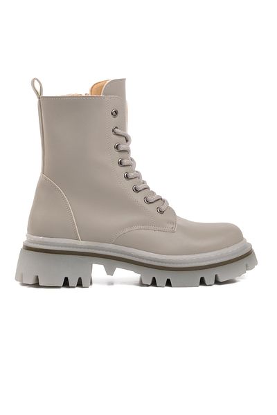 Aspor Gray Women's Boots with Fleece Inside