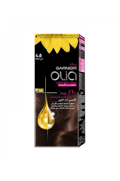 Garnier Garnier Olia Hair Dye 4.8 Mocha Brown