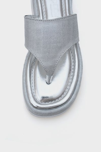 Capone Outfitters Margalo Wedge Heeled Stone Flip Flops Women's Slippers