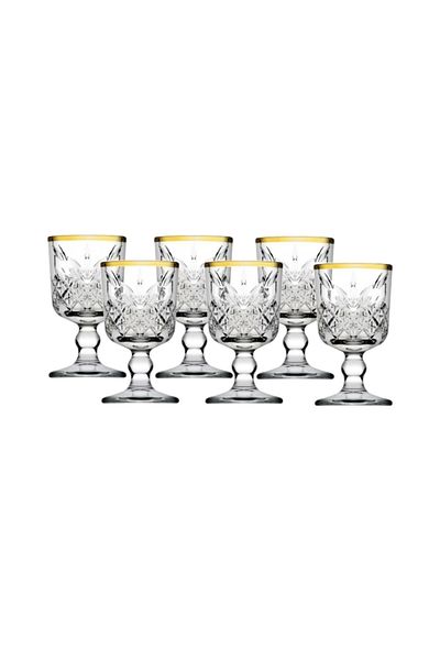 Paşabahçe 51718 Golden Touch Timeless Soft Drink Glass Set of 6