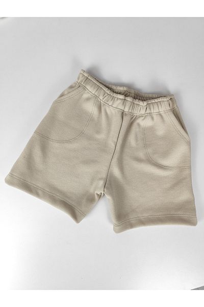 pour la riviere Organic Cotton Combed Cotton Shorts for Boys Aged 1-6 Years