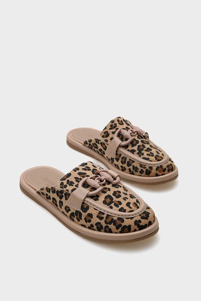 Capone Outfitters Melissa Damen-Hausschuhe mit geschlossener Zehenpartie und Schnalle