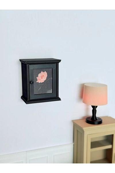 CharmFancy 1/12 Scale Customizable Cabinet Miniature Diorama Ware Accessory