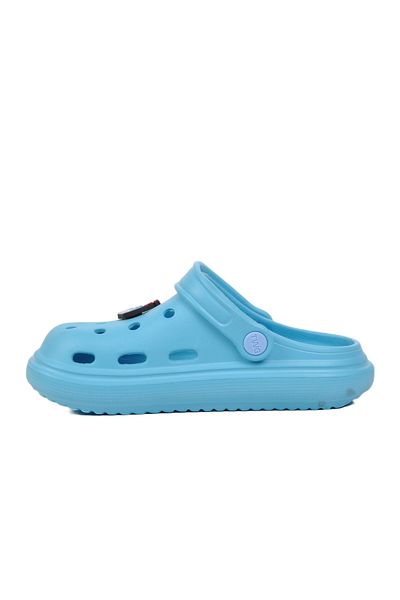 Aspor Blue Unisex Sabo Kids Slippers