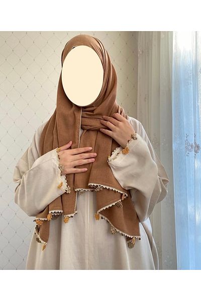 Nimet Abla Butik Hand Embroidered Prayer Robe Suit