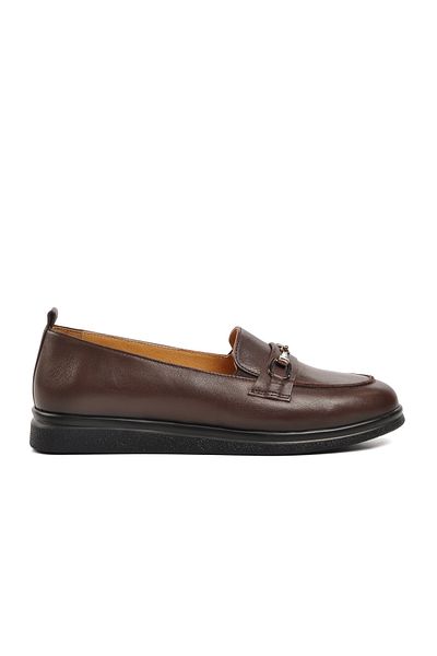 Aspor Brown Women's Loafer Shoes
