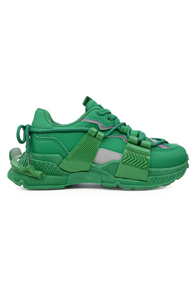 Tmall Pantofi sport pentru femei, din piele ecologică, 1291, verde,