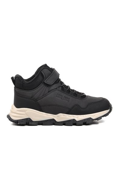 Aspor Black Kids Trekking and Outdoor Boots