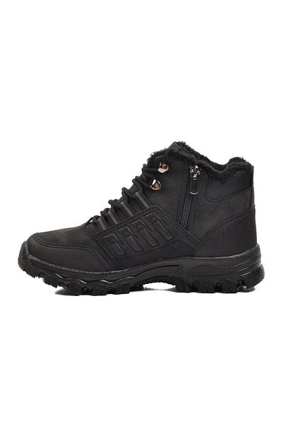 Aspor Black Unisex Outdoor Boots