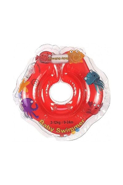 Babyswimmer Baby Neck Ring Red 0-24 Months