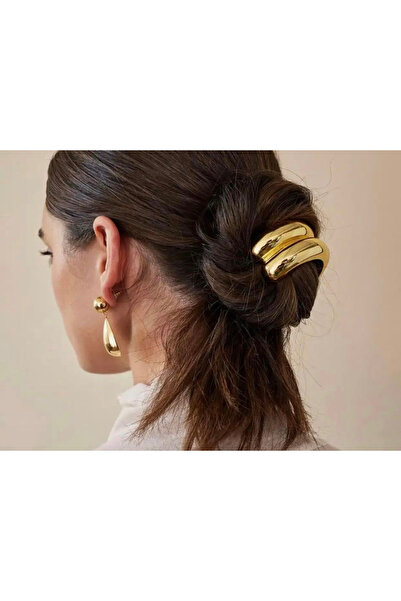 İnDerin Cataramă din cauciuc auriu-argintiu pentru femei