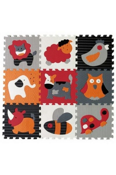 Babymax Babygreat Puzzle Mat Happy Animals 92x92 cm