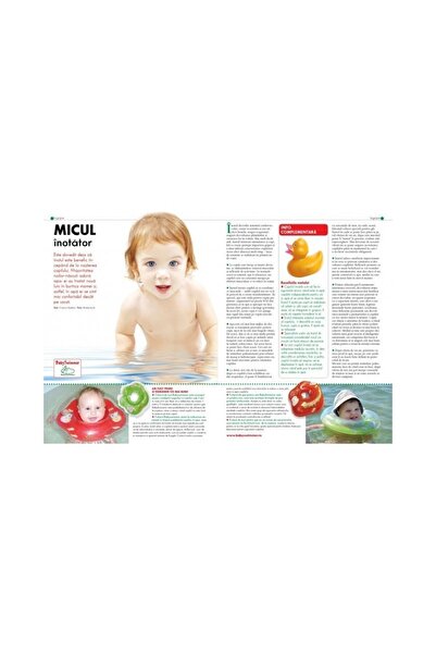 Babyswimmer Βρεφικό Δαχτυλίδι Λαιμού Κόκκινο 0-24 μηνών