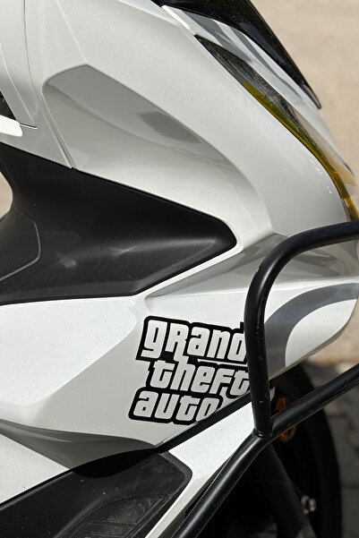 Banxtre Black Gta Sticker Sticker for Motor and Helmet (15cm)